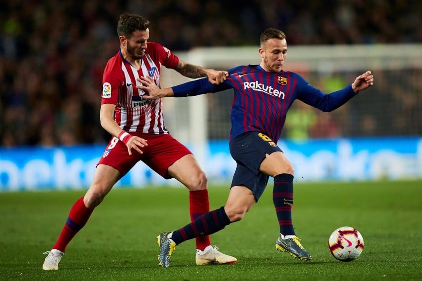 Arthur Melo u meču protiv Atletico Madrida (Foto: EPA-EFE)