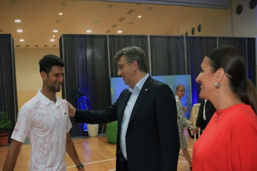 Fotografija kontakta s Đokovićem (Foto: Mario Ćužić/HTS)