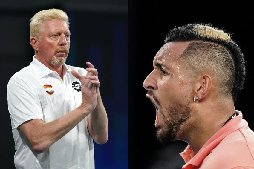 Becker i Kyrgios (Foto: EPA-EFE)