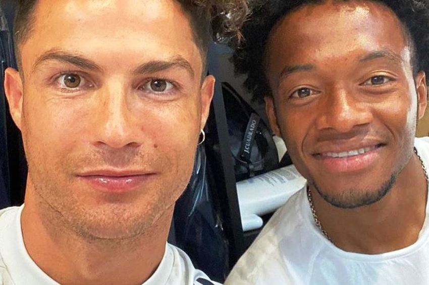 Ronaldo i Cuadrado (Foto: Instagram)