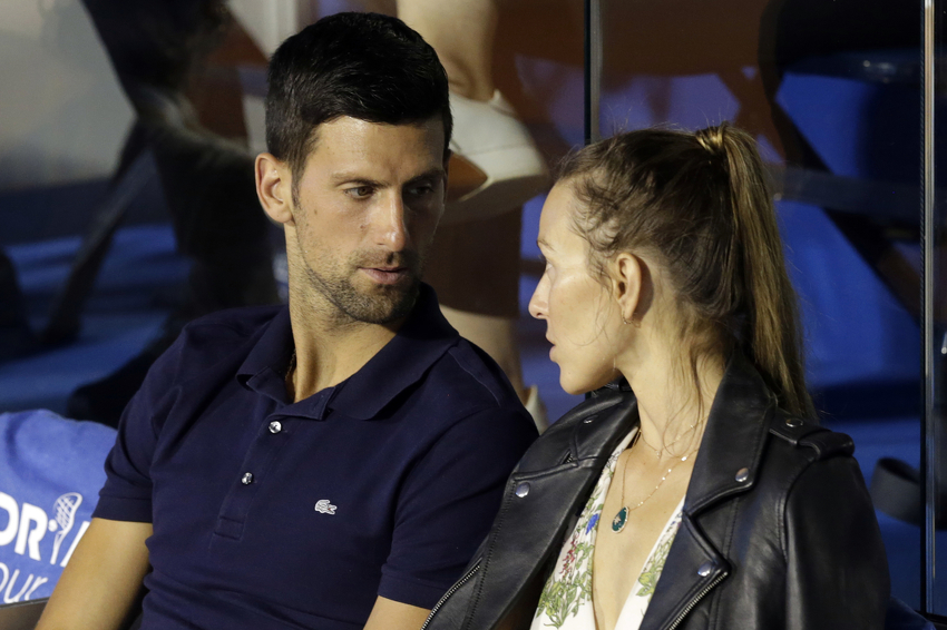 Novak i Jelena Đoković (Foto: EPA-EFE)