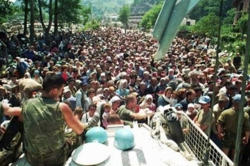 Holandski vojnici u Srebrenici 1995.