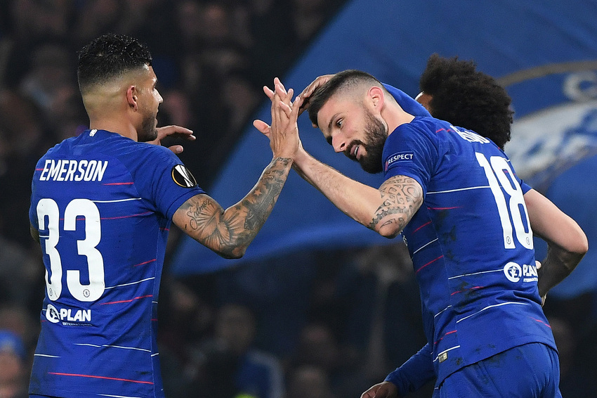 Emerson Palmieri i Olivier Giroud (Foto: EPA-EFE)