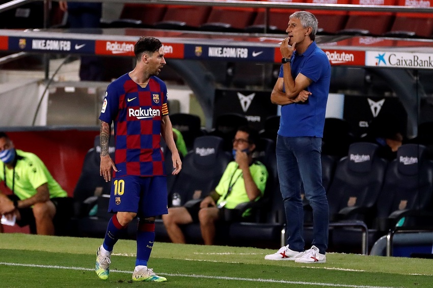 Messi i Setien (Foto: EPA-EFE)