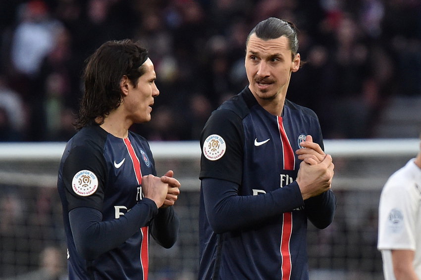 Cavani i Ibrahimović (Foto: EPA-EFE)