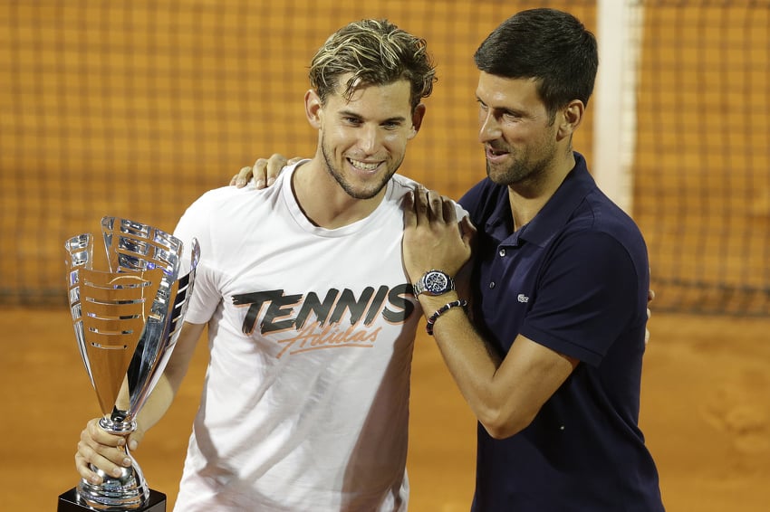 Thiem i Đoković (Foto: EPA-EFE)