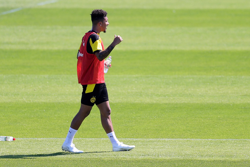 Sancho na treningu Borussije Dortmund (Foto: EPA-EFE)