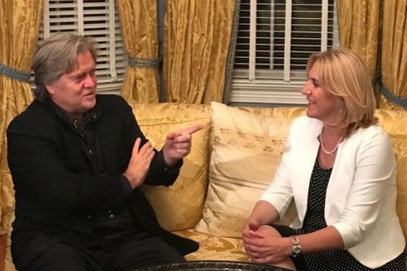 Bannon i Cvijanović (Fotografija iz 2018.)