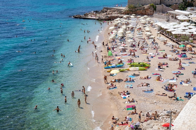 Plaža u Dubrovniku, Foto: Grgo Jelavić/PIXSELL