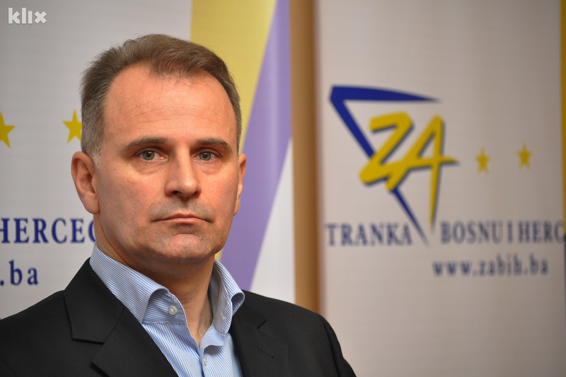 Amer Jerlagić, predsjednik Stranke za BiH (Foto: N. G./Klix.ba)