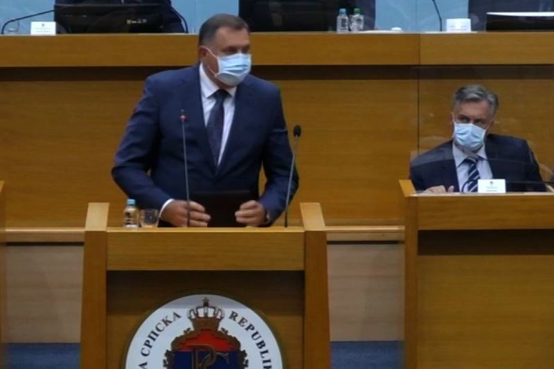 Milorad Dodik (Screenshot: RTRS)