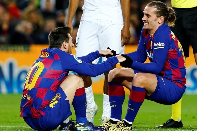 Lionel Messi i Antoine Griezmann (Foto: EPA-EFE)