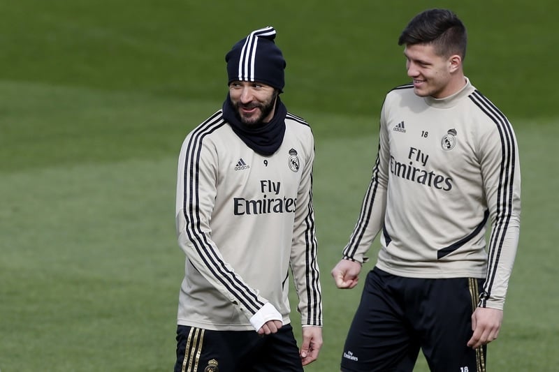 Benzema i Jović (Foto: EPA-EFE)