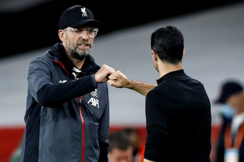 Klopp i Arteta (Foto: EPA-EFE)