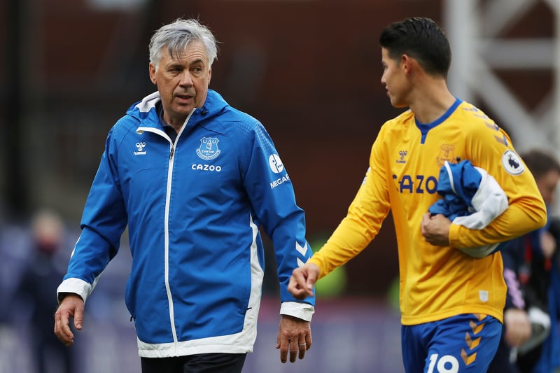 Ancelotti i James (Foto: EPA-EFE)