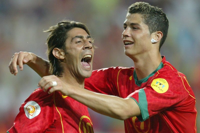 Rui Costa i Ronaldo (Foto: EPA-EFE)