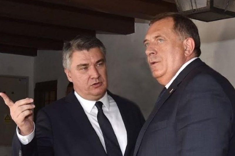 Zoran Milanović i Milorad Dodik (Foto: Kabinet predsjednika Hrvatske)