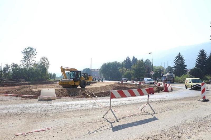 Gradnja kružnog toka u Hrasnici (Foto: Općina Ilidža)