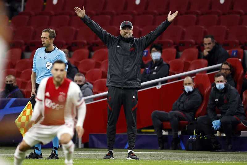 Klopp na utakmici u Amsterdamu (Foto: EPA-EFE)