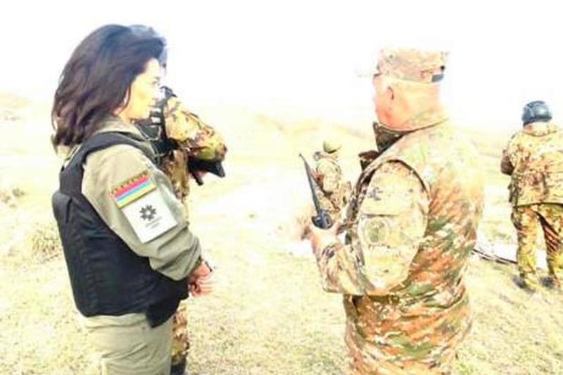 Anna Hakobyan je počela vojnu obuku s još 13 žena, Foto: Facebook
