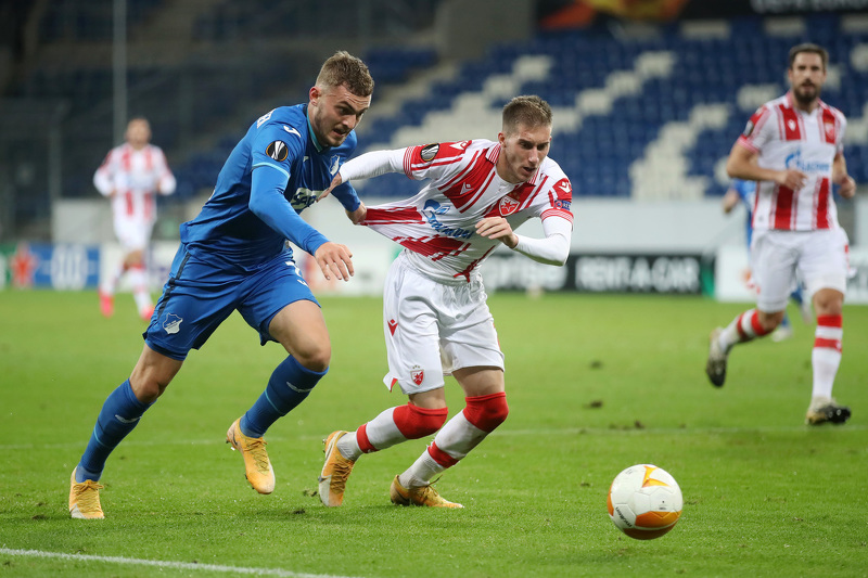 Detalj s meča između Hoffenheima i Crvene zvezde (Foto: EPA-EFE)