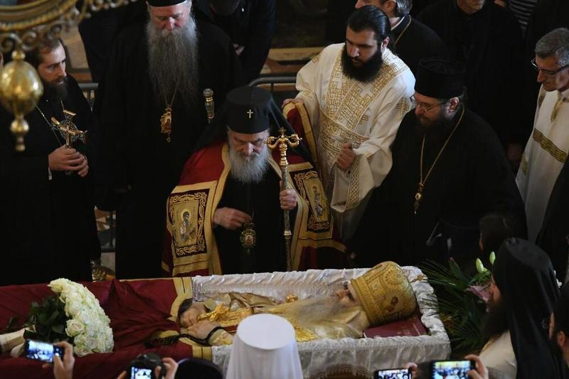 U Podgorici sahranjen mitropolit Amfilohije (Foto: Savo Prelević/ Vijesti)