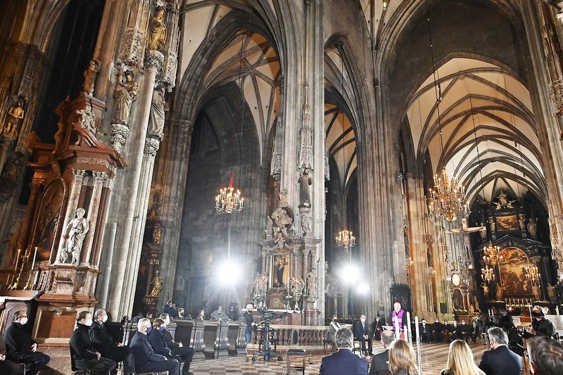 Komemoracija u katedrali Svetog Stefana (Foto: APA/Herbert Neubauer)