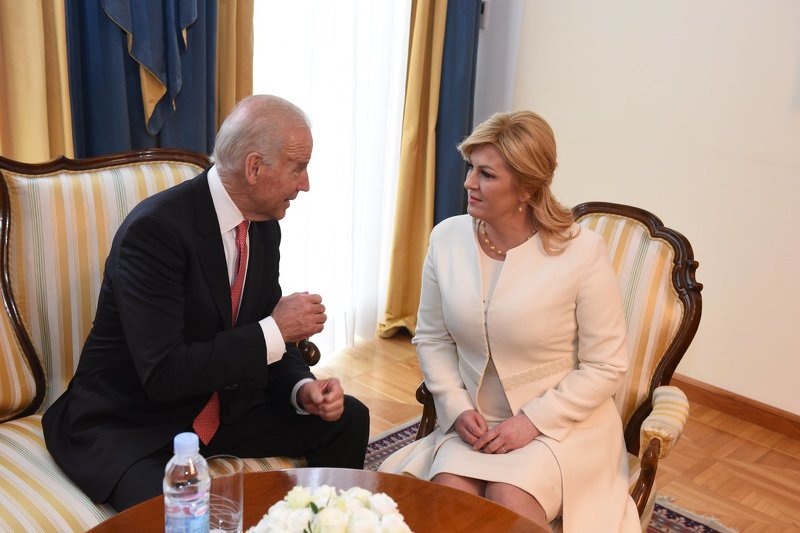 Joe Biden i Kolinda Grabar-Kitarović (Foto: Twitter)