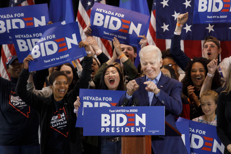 Joe Biden pobijedio u Nevadi (Foto: EPA-EFE)