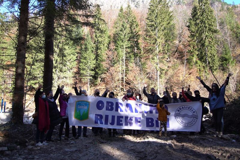 Aktivisti su poručili da projekti MHE uništavaju živi svijet u i oko rijeka
