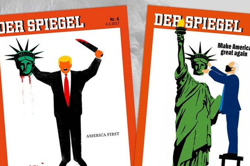 Njemački Der Spiegel je različitim naslovnicama poslao snažnu poruku, Foto: Der Spiegel (Facebook)