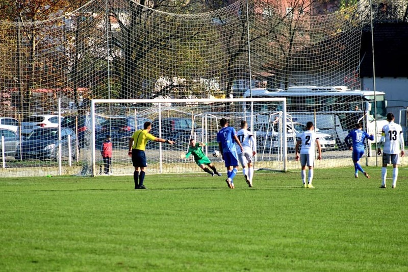 Detalj sa utakmice TOŠK - Radnik: Dizdarević realizuje penal za 1:0 (Foto: NK TOŠK)