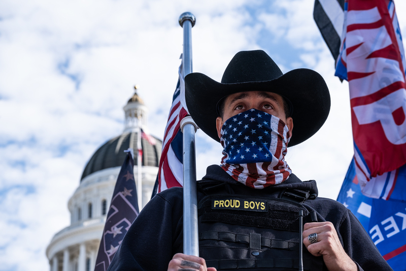 Proud Boys, neofašistička organizacija, podržava Donalda Trumpa (Foto: EPA-EFE)