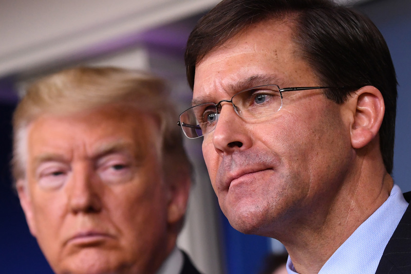 Donald Trump i Mark Esper su imali više nesuglasica (Foto: EPA-EFE)