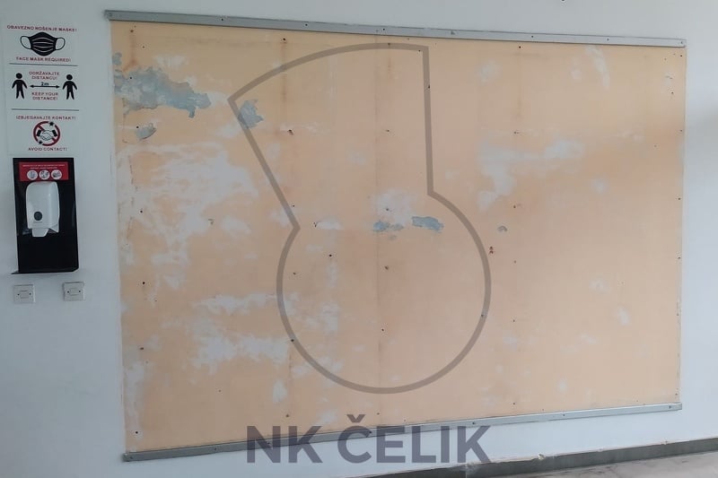 Uništeni zidovi na Bilinom Polju (Foto: NK Čelik)