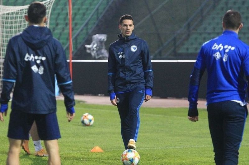 Haris Hajradinović je jedan od trojice igrača pozitivnih na testiranju (Foto:nfsbih.ba)