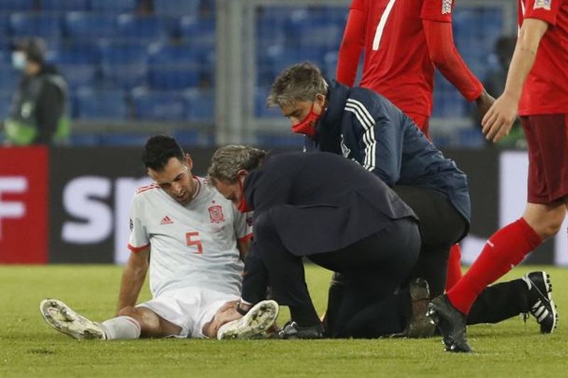 Busquets se povrijedio na meču protiv Švicarske (Foto: Diario AS)