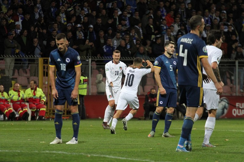 Detalj s posljednje utakmice Zmajeva protiv Italije na Bilinom Polju (Foto: E. M./Klix.ba)