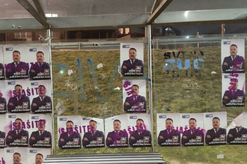 Izborni zakon također predviđa zabranu nepropisnog plakatiranja