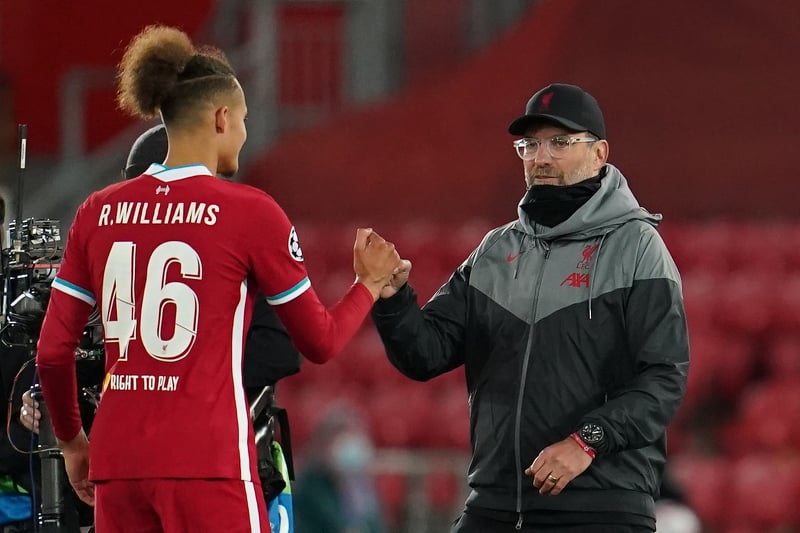 Rhys Williams i Jürgen Klopp (Foto: EPA-EFE)