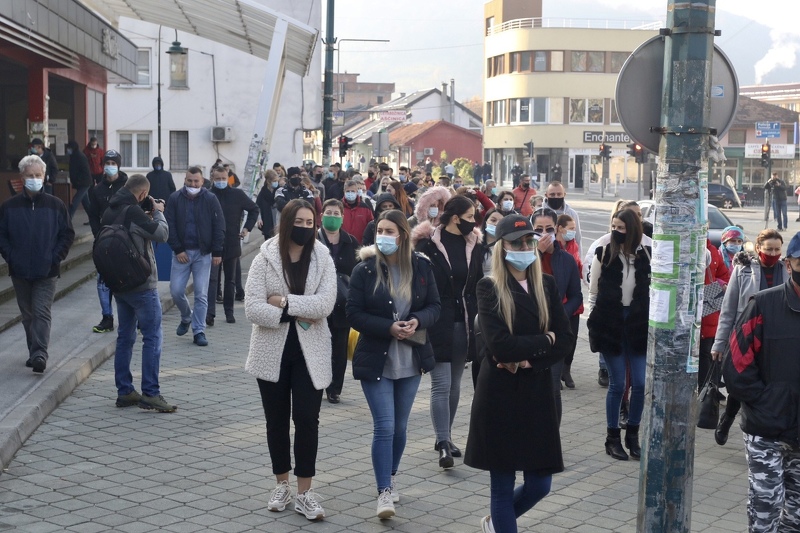 Protest građanaHadžića zbog ubistva Jasmina Berovića (Foto: D. Ć./Klix.ba)