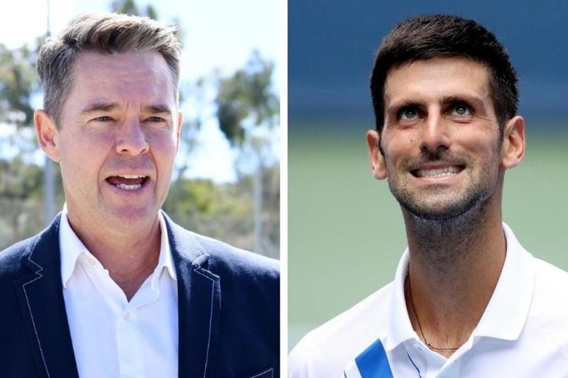 Todd Woodbridge i Novak Đoković (Foto: Twitter)