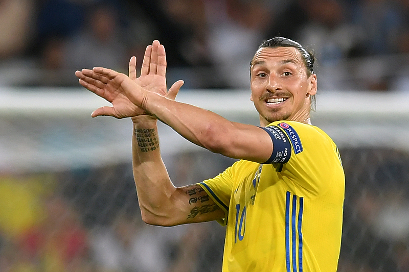 Zlatan Ibrahimović u dresu švedske reprezentacije (Foto: EPA-EFE)