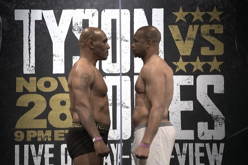 Tyson i Jones na vaganju uoči meča (Foto: Screenshot)