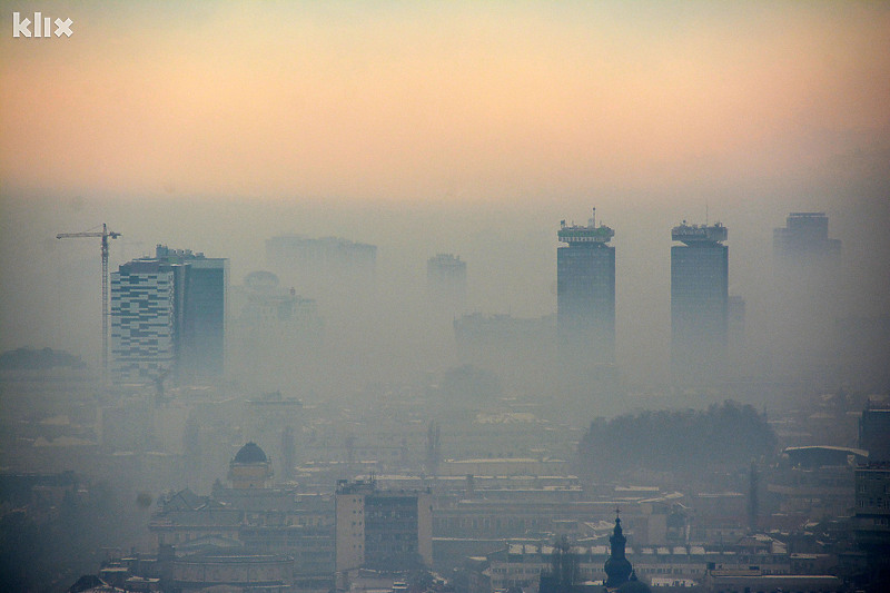 Zagađen zrak - višedecenijski problem Sarajeva (Foto: N. G./Klix.ba)
