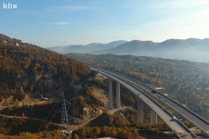 Radovi na dionici Zeničke obilaznice (Foto: E. M./Klix.ba)