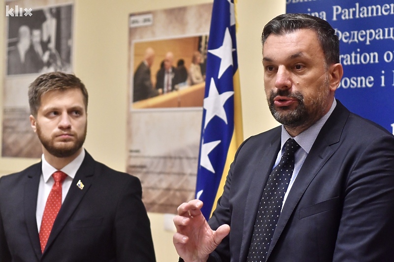 Irfan Čengić i Elmedin Konaković (Foto: T. S./Klix.ba)