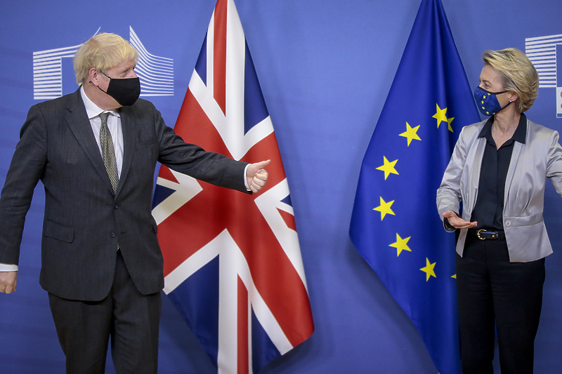 Boris Johnson i Ursula von der Leyen (Foto: EPA-EFE)