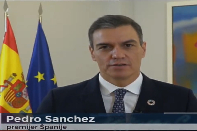 Premijer Španije govorio o Dejtonskom sporazumu/Screenshot