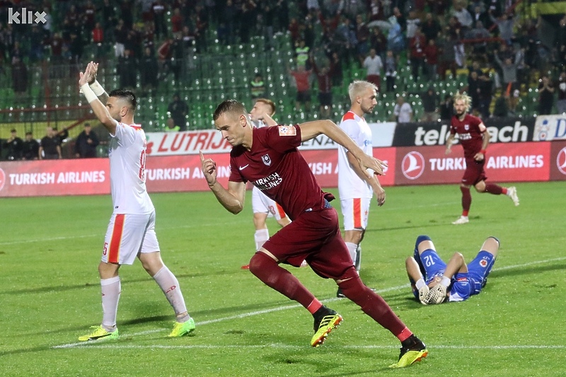 Besim Šerbečić u dresu FK Sarajevo (Foto: T. S./Klix.ba)